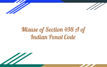 Misuse of Section 498A IPC