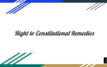 Right To Constitutional Remediies