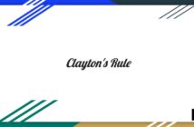 Claytons Rule